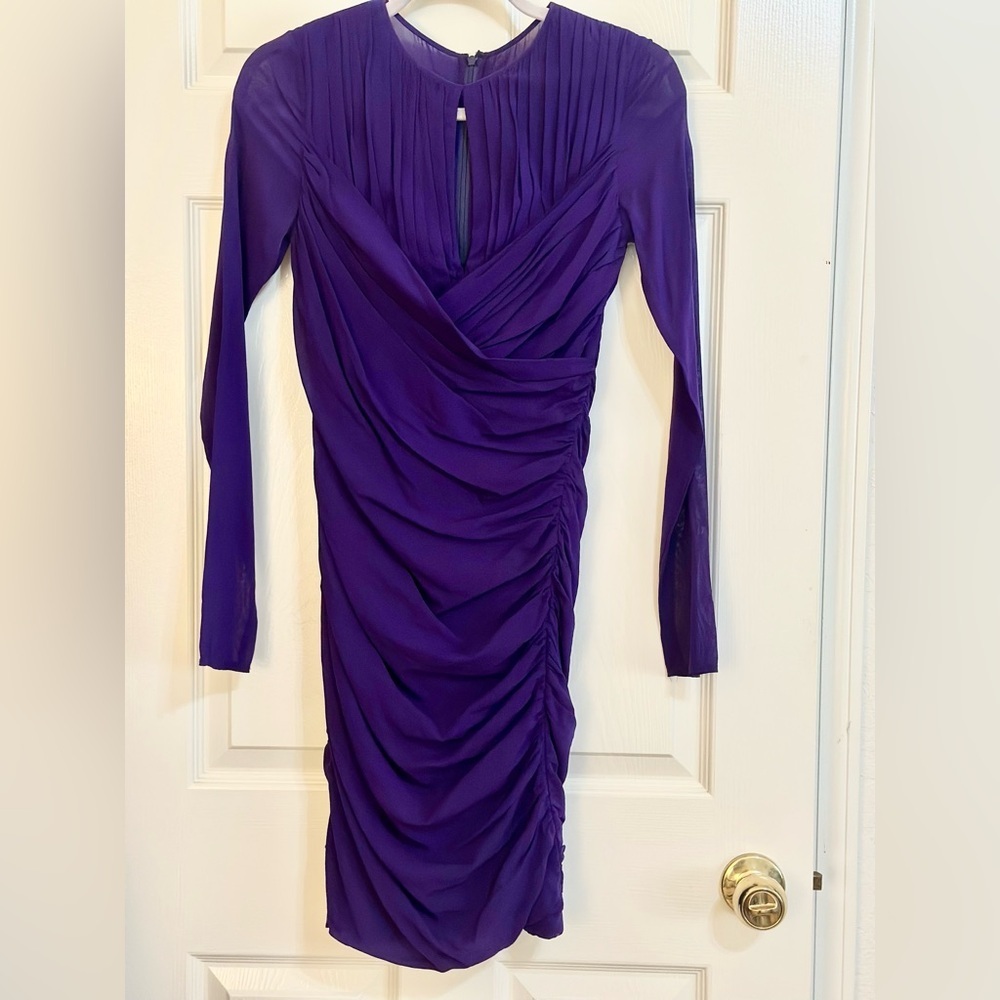Purple Rouched Dress​​